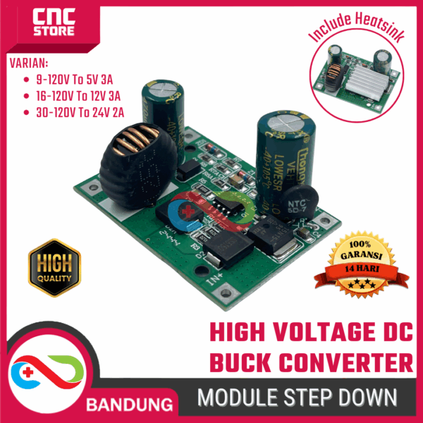 Module Step Down High Voltage DC 120V to 5V 12V 24V – Modul Step Down Buck Converter Fixed Input Power Supply