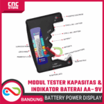 Battery Capacity Tester Digital Universal Black & Silver | Power Detector & Display Checker untuk AA, AAA, C, D, 9V, 6F22 Battery - Gambar 4