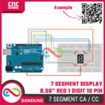 Seven Segment Display 0.56 Inch Merah Red 1 Digit 10 Pin – Common Anode (CA) / Common Cathode (CC) - Gambar 9