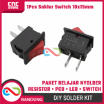 Paket Belajar Nyolder Pemula – Resistor, PCB, LED & Rocker Switch | Kit Latihan Solder DIY Elektronika - Gambar 3