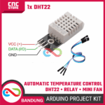 Kontrol Suhu Otomatis Arduino – Paket Komponen Proyek Temperature Control dengan DHT22, Relay & Mini Fan - Gambar 3