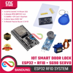IoT Smart Door Lock ESP32 – Kunci Pintu Pintar RFID + Servo SG90 untuk Proyek IoT & Arduino