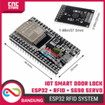 IoT Smart Door Lock ESP32 – Kunci Pintu Pintar RFID + Servo SG90 untuk Proyek IoT & Arduino - Gambar 2
