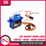 IoT Smart Door Lock ESP32 – Kunci Pintu Pintar RFID + Servo SG90 untuk Proyek IoT & Arduino - Gambar 5