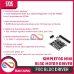Motor Driver MS8313 SimpleFOCMini Brushless DC – Driver Motor BLDC FOC dengan Algoritma SVPWM untuk Robotik & IoT - Gambar 7