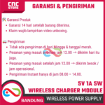 Wireless Power Supply 5V 1A 5W – Modul Charger Nirkabel Universal untuk Smartphone & Proyek Elektronik - Gambar 7