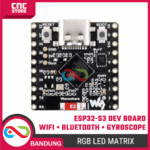 ESP32-S3 Development Board dengan RGB LED Matrix, WiFi, Bluetooth & Sensor Gyroscope QMI8658C – Papan Pengembangan IoT & Motion Control - Gambar 6