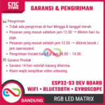 ESP32-S3 Development Board dengan RGB LED Matrix, WiFi, Bluetooth & Sensor Gyroscope QMI8658C – Papan Pengembangan IoT & Motion Control - Gambar 7