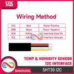 SHT30 I2C Sensor Suhu & Kelembaban - Probe Digital Presisi Tingg Untuk Indoor - Gambar 3