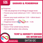 SHT30 I2C Sensor Suhu & Kelembaban - Probe Digital Presisi Tingg Untuk Indoor - Gambar 7