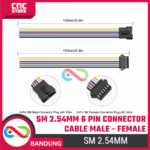Kabel SM 2.54mm 6 Pin - Connector Wire Male – Female untuk Arduino, ESP32 & Proyek Elektronika - Gambar 2