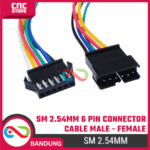 Kabel SM 2.54mm 6 Pin - Connector Wire Male – Female untuk Arduino, ESP32 & Proyek Elektronika - Gambar 3