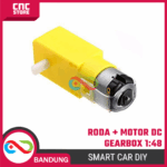 Motor DC Gearbox Kuning + Roda (Wheel) 1:48 – Smart Car DIY / Robot Line Follower / Mobil Robot Arduino - Gambar 5