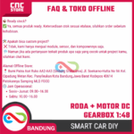 Motor DC Gearbox Kuning + Roda (Wheel) 1:48 – Smart Car DIY / Robot Line Follower / Mobil Robot Arduino - Gambar 7