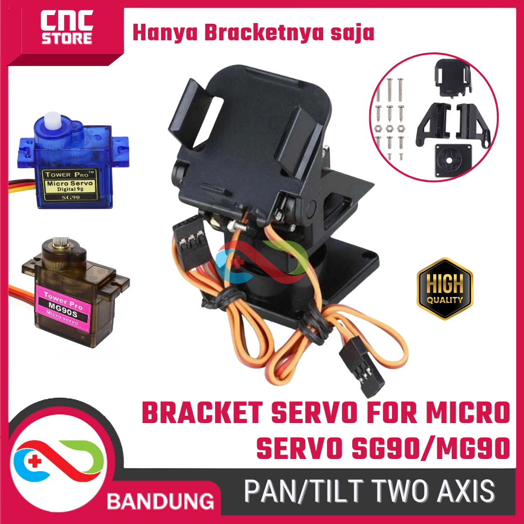 Bracket Servo Dual Axis X-Y untuk SG90 / MG90 