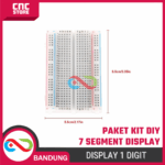 Paket Seven Segment Display – 0.56 Inch Merah CA / CC & 1.2 Inch Bi-Color CA | 1 Digit + Resistor 220 Ohm  + Breadboard + Kabel Jumper - Gambar 10