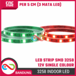Lampu LED Strip SMD 3528 Single Colour DC 12V IP33 ( INDOOR ONLY ) - Hijau Merah - PER 5CM - Gambar 4