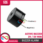 Buzzer Speaker Active 3V 5V 12x9.5mm – Modul Alarm Suara Mini for Arduino, ESP32, Uno, Mega, Nano, DIY Elektronik Project - Gambar 5