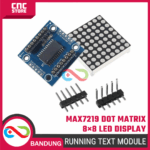 MAX7219 8x8 LED Dot Matrix Display Module – Running Text & Animasi (Merah / Hijau / Biru) untuk Arduino & IoT - Gambar 4