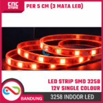 Lampu LED Strip SMD 3528 Single Colour DC 12V IP33 ( INDOOR ONLY ) - Hijau Merah - PER 5CM - Gambar 6