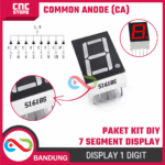 Paket Seven Segment Display – 0.56 Inch Merah CA / CC & 1.2 Inch Bi-Color CA | 1 Digit + Resistor 220 Ohm  + Breadboard + Kabel Jumper - Gambar 4
