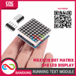 MAX7219 8x8 LED Dot Matrix Display Module – Running Text & Animasi (Merah / Hijau / Biru) untuk Arduino & IoT - Gambar 5