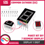 Paket Seven Segment Display – 0.56 Inch Merah CA / CC & 1.2 Inch Bi-Color CA | 1 Digit + Resistor 220 Ohm  + Breadboard + Kabel Jumper - Gambar 5