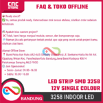 Lampu LED Strip SMD 3528 Single Colour DC 12V IP33 ( INDOOR ONLY ) - Hijau Merah - PER 5CM - Gambar 8