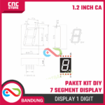 Paket Seven Segment Display – 0.56 Inch Merah CA / CC & 1.2 Inch Bi-Color CA | 1 Digit + Resistor 220 Ohm  + Breadboard + Kabel Jumper - Gambar 6