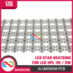Heatsink Star Aluminium PCB PCB Hitam / Putih untuk LED HPL 1W / 3W 2 Pin / 6 Pin - Gambar 6