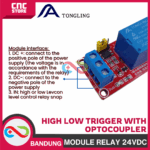 MODULE RELAY 24V HIGH LOW TRIGGER WITH OPTOCOUPLER - Gambar 4