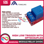 MODULE RELAY 24V HIGH LOW TRIGGER WITH OPTOCOUPLER - Gambar 5