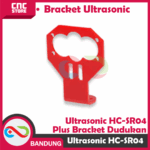 HC-SR04 ULTRASONIC DISTANCE MEASURING TRANSDUCER SENSOR 3.3V 5V WITH BRACKET MERAH - Gambar 3