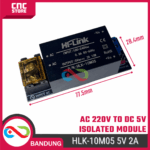 HLK-10M05 Hi-Link AC to DC 5V 2A 10W Isolated Power Supply Module – PCB Converter 220V ke 5V Stabil - Gambar 2