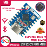 ESP32-C3 Pro Mini – Modul WiFi 6 RISC-V MCU, Board Kecil untuk IoT