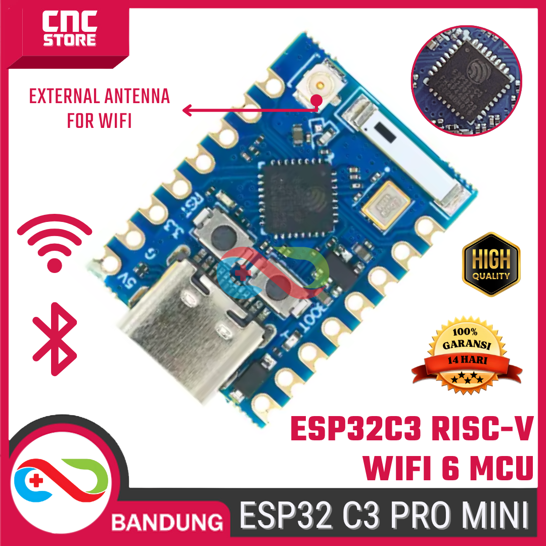 5313-esp-0097__esp-0123__1_.png ESP32-C3 Pro Mini – Modul WiFi 6 RISC-V MCU, Board Kecil untuk IoT - Gambar 1