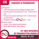 KY-005 Infrared IR Module Transmitter – Modul Pemancar Infra Merah untuk Arduino, Remote & Proyek Elektronik - Gambar 7