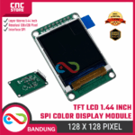 TFT LCD 1.44 Inch SPI – Color Display Module untuk Arduino UNO / STM32