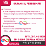 TFT LCD 1.44 Inch SPI – Color Display Module untuk Arduino UNO / STM32 - Gambar 7