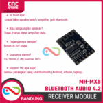 Modul Bluetooth Audio MH-MX8 4.2 Stereo HiFi Lossless Receiver DIY Speaker Aktif / Upgrade Headphone - Gambar 7