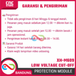 Modul XH-M609 DC 6-60V Low Voltage Cut-off - Auto Disconnect Battery Protection Board - Gambar 9