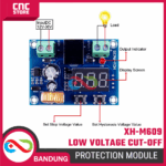 Modul XH-M609 DC 6-60V Low Voltage Cut-off - Auto Disconnect Battery Protection Board - Gambar 3