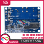DC-DC Buck Boost Converter 5.5–30V to 0.5–30V 4A 35W – Adjustable Step Up / Step Down dengan LCD Volt & Amp Meter - Gambar 5