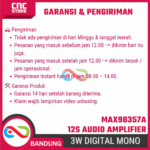 MAX98357A I2S 3W Class D Audio Amplifier Module – Digital Mono Amplifier 2.5–5V - Gambar 9