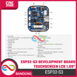 ESP32-S3 Development Board dengan LCD Touchscreen 1.69 Inch – WiFi, Bluetooth, Gyroscope, RTC & Buzzer - Gambar 3