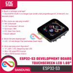 ESP32-S3 Development Board dengan LCD Touchscreen 1.69 Inch – WiFi, Bluetooth, Gyroscope, RTC & Buzzer - Gambar 7