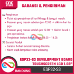 ESP32-S3 Development Board dengan LCD Touchscreen 1.69 Inch – WiFi, Bluetooth, Gyroscope, RTC & Buzzer - Gambar 8