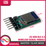Modul Bluetooth BLE 5.2 ZX-D36 Wireless Serial Port Pass-through Master-Slave untuk Arduino ESP32 - Gambar 2