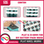 Plat Nikel Murni 0.12mm × 8mm – 10 Meter untuk DIY Battery Pack 18650 - Gambar 4