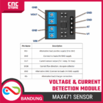 MAX471 Voltage & Current Detection Module – Sensor Arus dan Tegangan DC - Gambar 3
